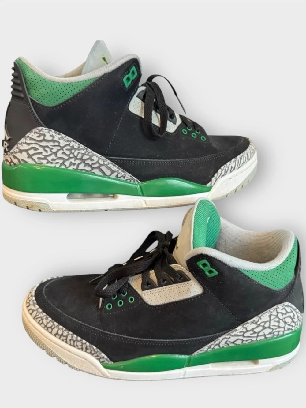Air Jordan 3 Retro Pine Green Black Green (2021) Men’s 9